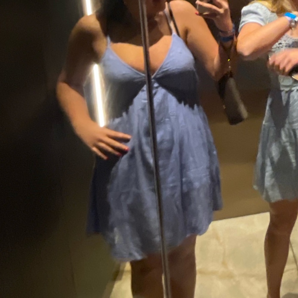 Blue sundress